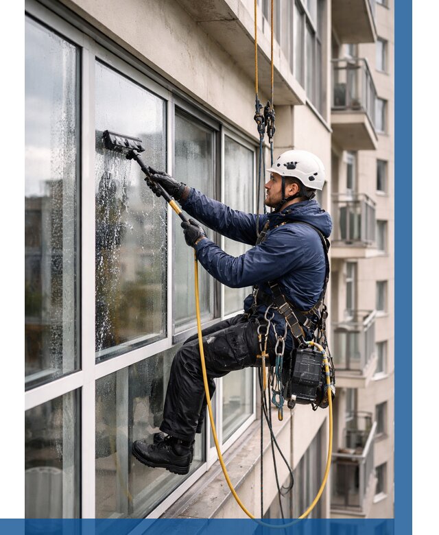 Мойка балконного остекления в Ставрополе от 3634 р. | ВЫСОТНИК-Ств