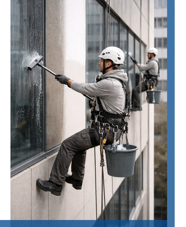 Мойка фасадов зданий в Ставрополе под ключ от 363 р. | ВЫСОТНИК-Ств