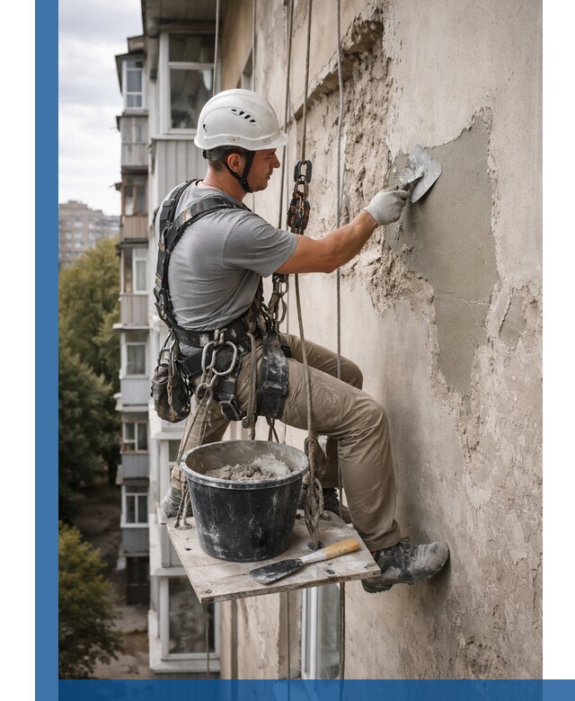 Восстановление фасадной штукатурки в Ставрополе с гарантией качества