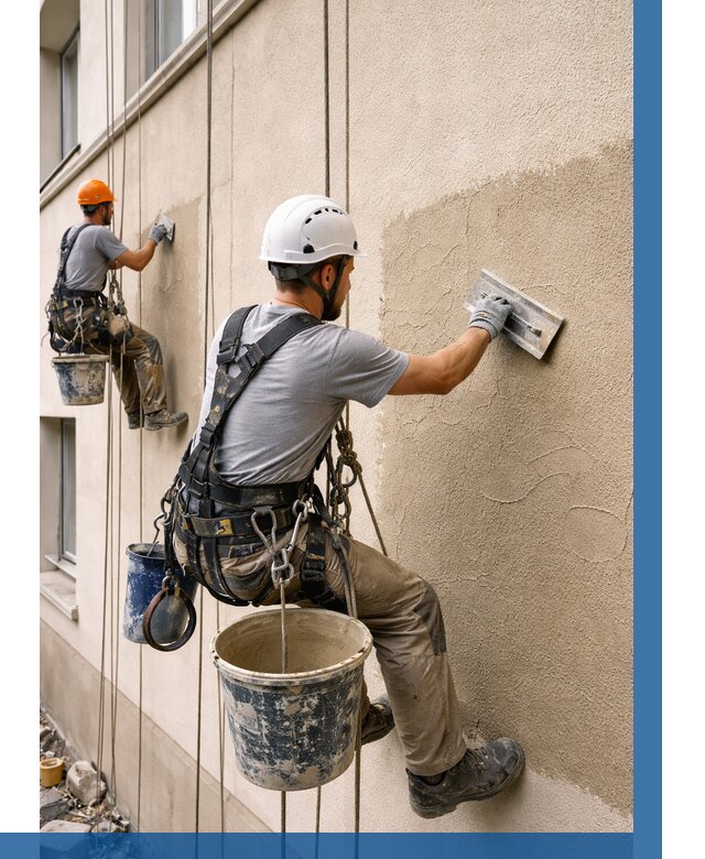 Декоративная штукатурка фасада в Ставрополе от 1246 р. | ВЫСОТНИК-Ств