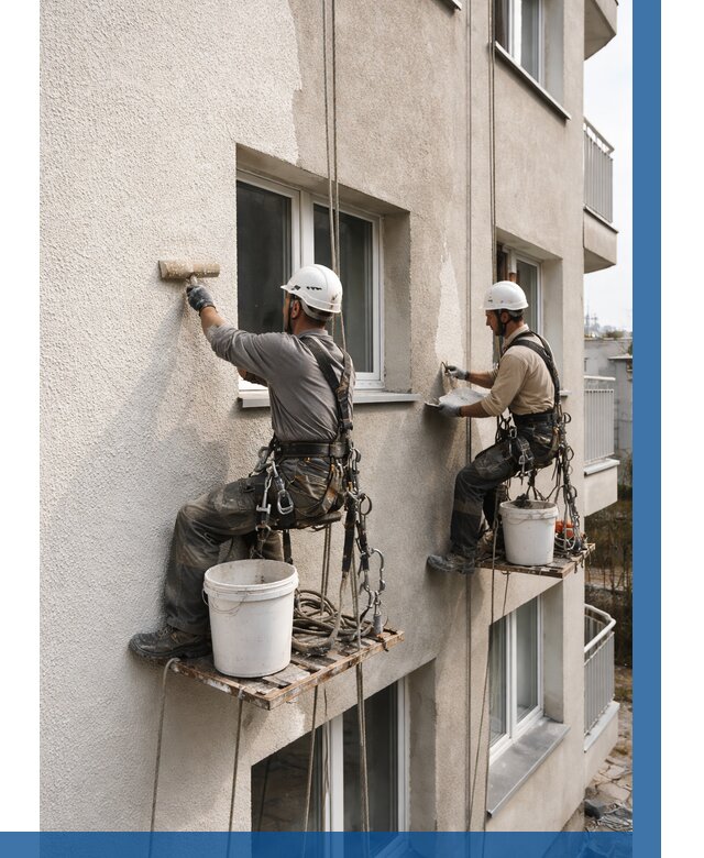 Нанесение короеда на фасад в Ставрополе от 467 р. | ВЫСОТНИК-Ств