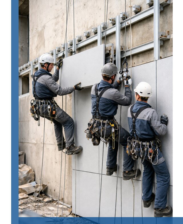 Монтаж вентилируемого фасада в Ставрополе под ключ с гарантией качества