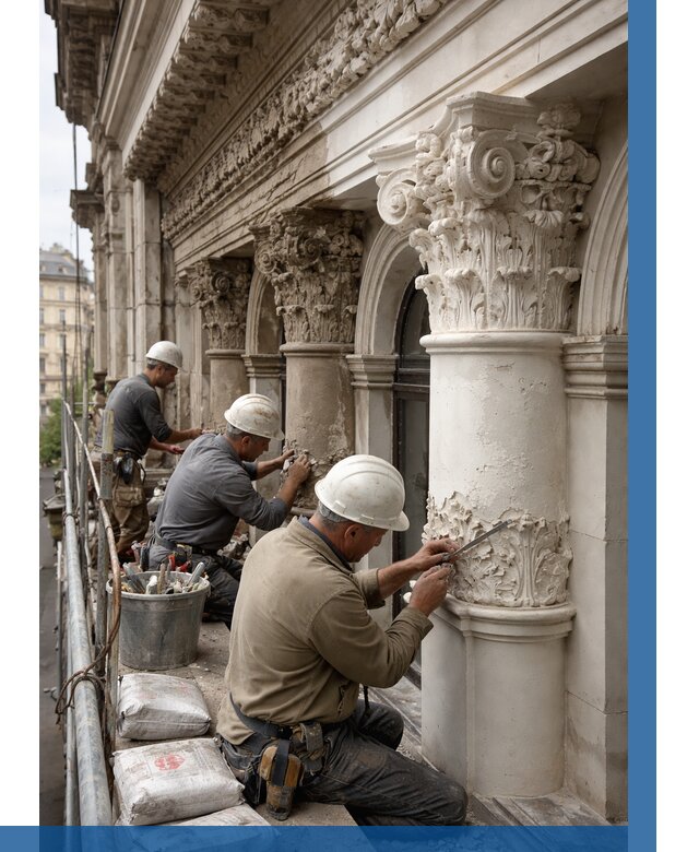 Реставрация фасадной лепнины в Ставрополе от 2596 р. | ВЫСОТНИК-Ств