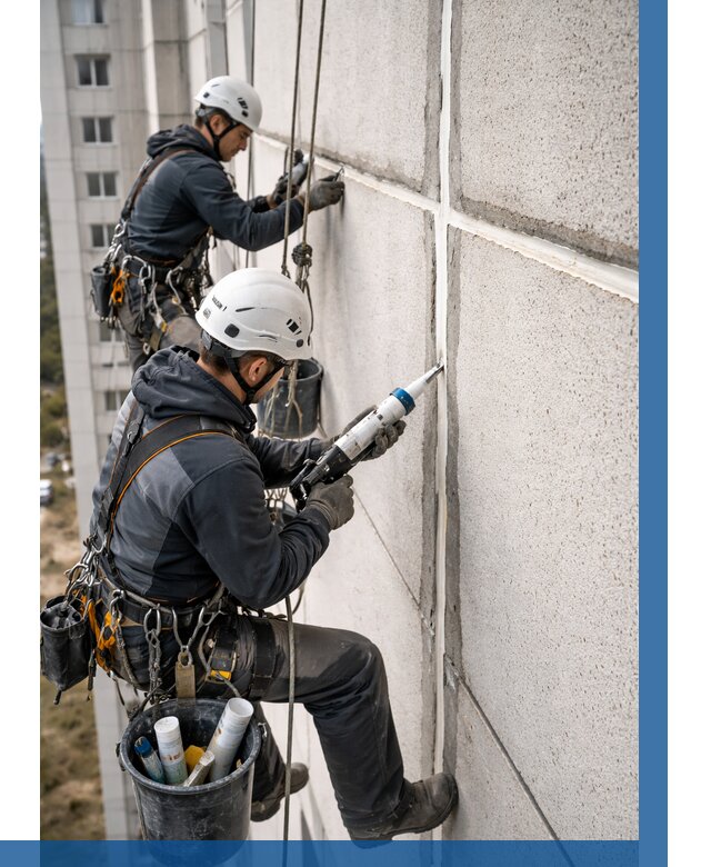 Герметизация межпанельных швов в Ставрополе от 727 р. | ВЫСОТНИК-Ств