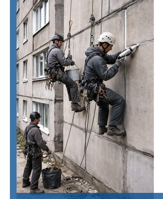 Герметизация межпанельных швов в Ставрополе с гарантией герметичности