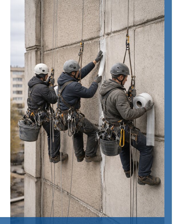 Ремонт межпанельных швов в Ставрополе от 779 р. | ВЫСОТНИК-Ств