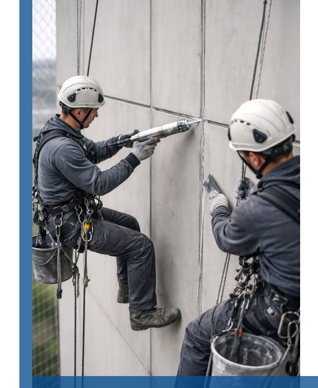 Первичная герметизация швов фасадов и кровель в Ставрополе