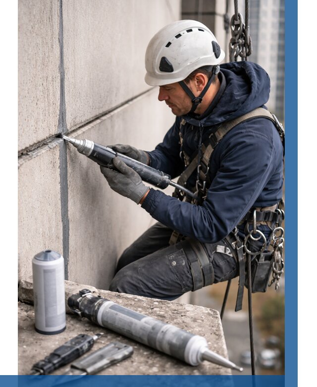 Вторичная герметизация швов в Ставрополе от 467 р. | ВЫСОТНИК-Ств