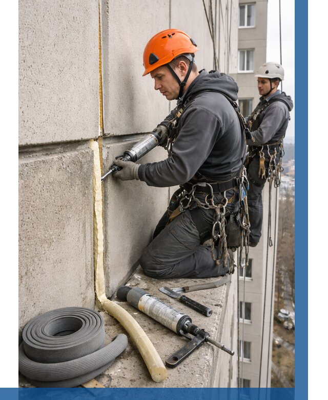 Теплый шов межпанельные швы в Ставрополе от 727 р. | ВЫСОТНИК-Ств