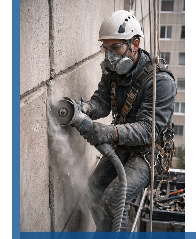 Штробление межпанельных швов в Ставрополе качественно и быстро