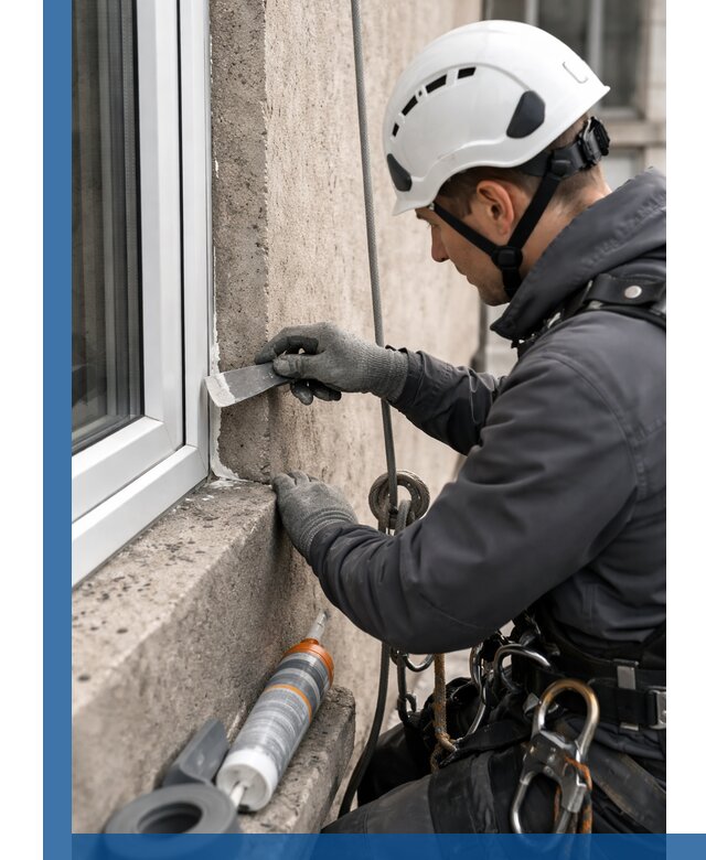 Герметизация монтажных швов окон в Ставрополе с гарантией качества