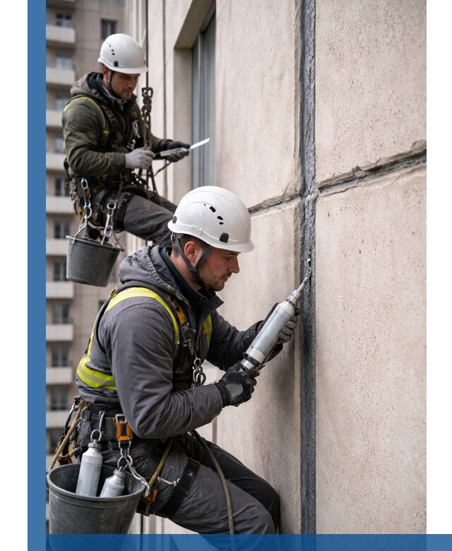 Герметизация деформационных швов фасада в Ставрополе качественно