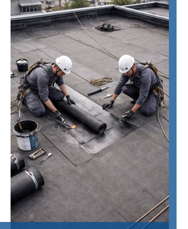 Ремонт мягкой кровли под ключ в Ставрополе от 727 р. | ВЫСОТНИК-Ств