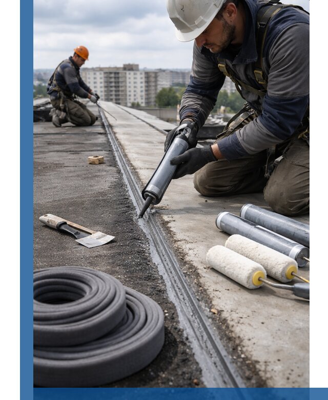 Герметизация швов кровли в Ставрополе с гарантией герметичности