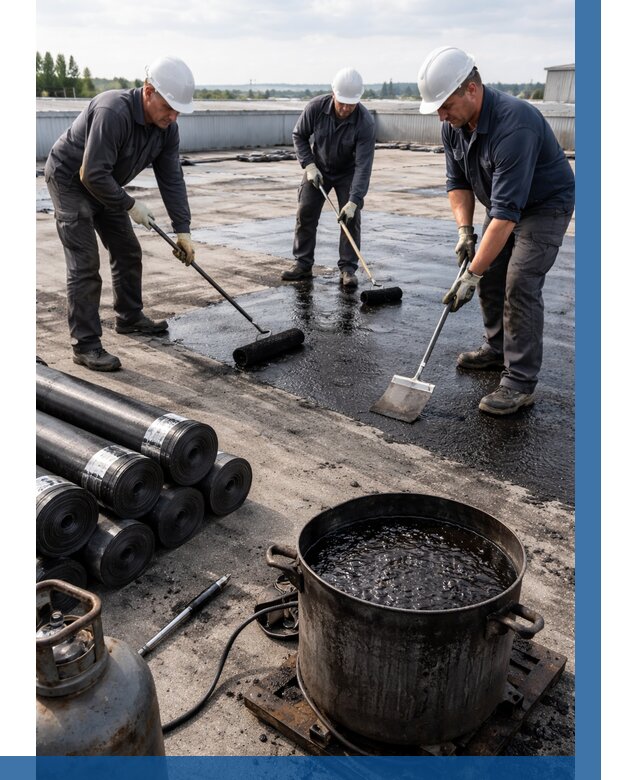 Гидроизоляция кровли мастикой в Ставрополе от 623 р. | ВЫСОТНИК-Ств