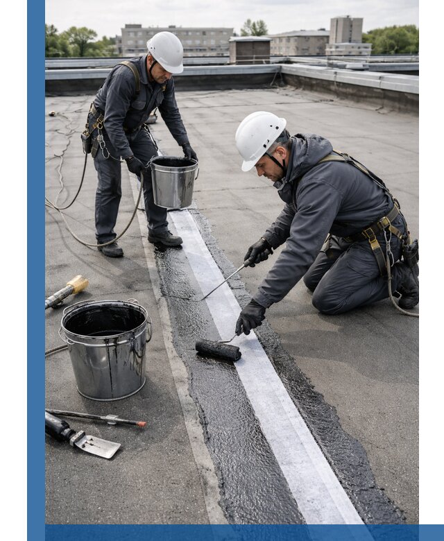 Гидроизоляция кровли мастикой в Ставрополе надежная защита