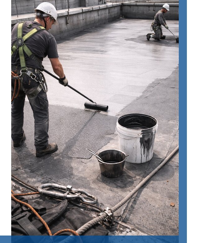 Гидроизоляция кровли жидкой резиной в Ставрополе от 519 р. | ВЫСОТНИК-Ств