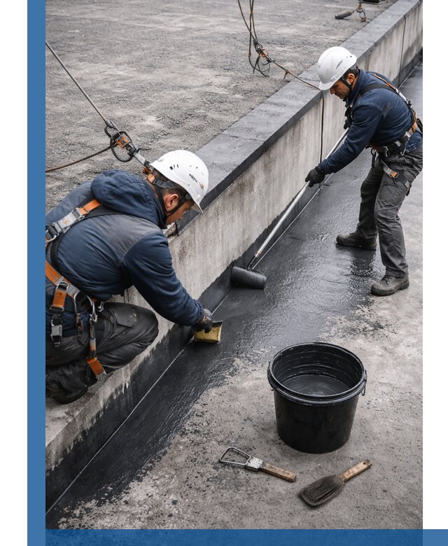 Гидроизоляция кровли жидкой резиной профессионально в Ставрополе