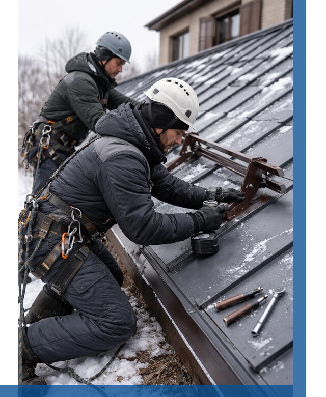 Монтаж снегозадержателей в Ставрополе от 467 р. | ВЫСОТНИК-Ств