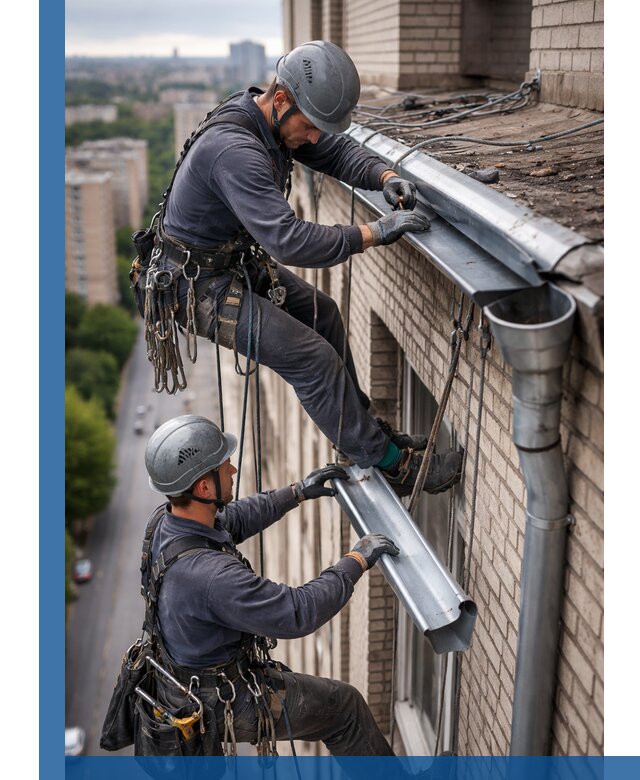 Ремонт водосточных желобов в Ставрополе, быстро и качественно