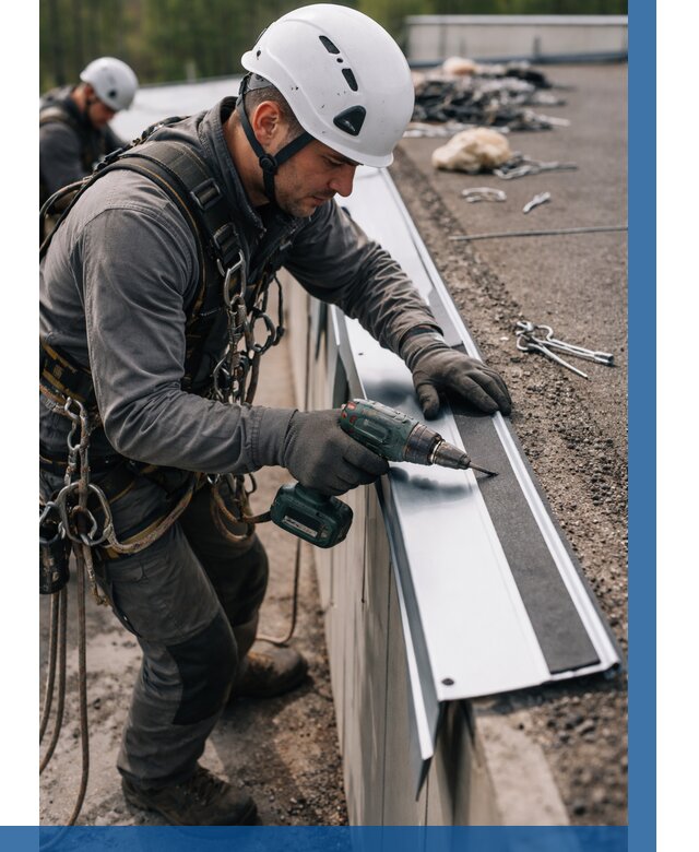 Монтаж капельника на кровле в Ставрополе от 312 р. | ВЫСОТНИК-Ств