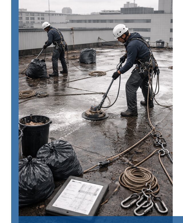 Плановая очистка кровли по графику в Ставрополе для безопасности