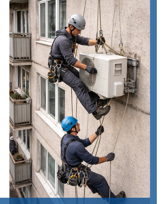 Перенос внешнего блока кондиционера в Ставрополе от 9346 р.| ВЫСОТНИК-Ств