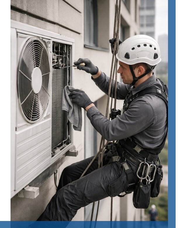 Обслуживание внешнего блока кондиционера в Ставрополе от 2804 р.ВЫСОТНИК-Ств