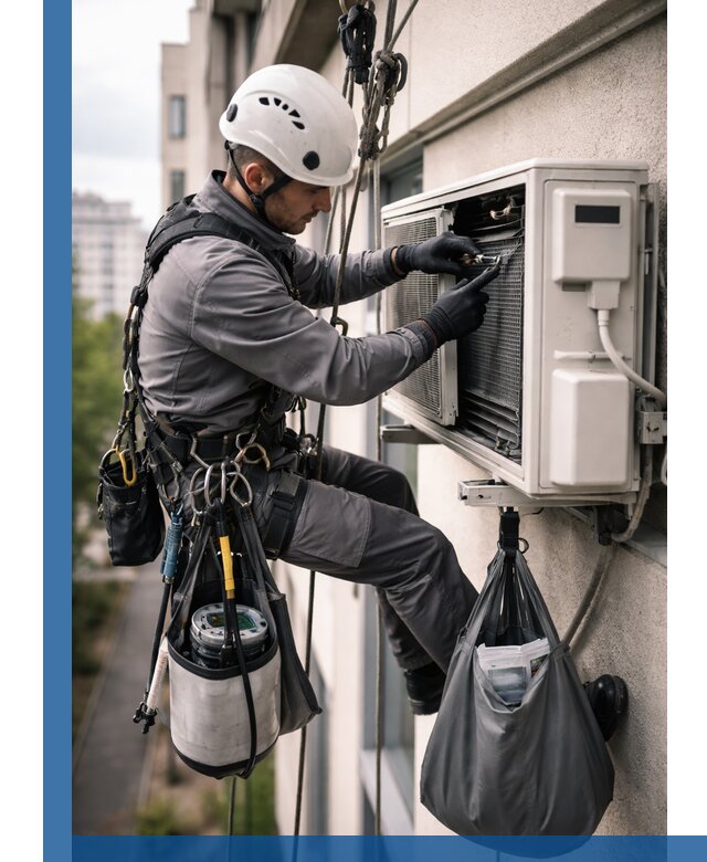 Обслуживание внешнего блока кондиционера в Ставрополе профессионально