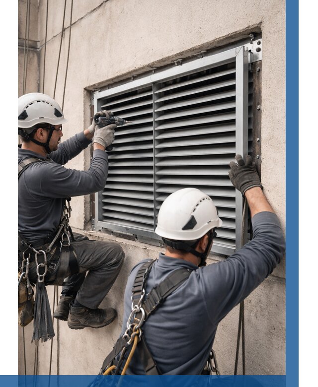 Монтаж вентиляционных решеток в Ставрополе от 4673 р. | ВЫСОТНИК-Ств