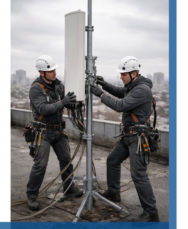 Монтаж антенн связи на крыше в Ставрополе от 8826 р. | ВЫСОТНИК-Ств