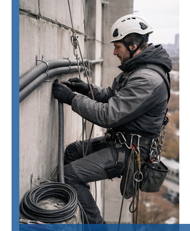 Профессиональный монтаж гофры для кабеля в Ставрополе с гарантией