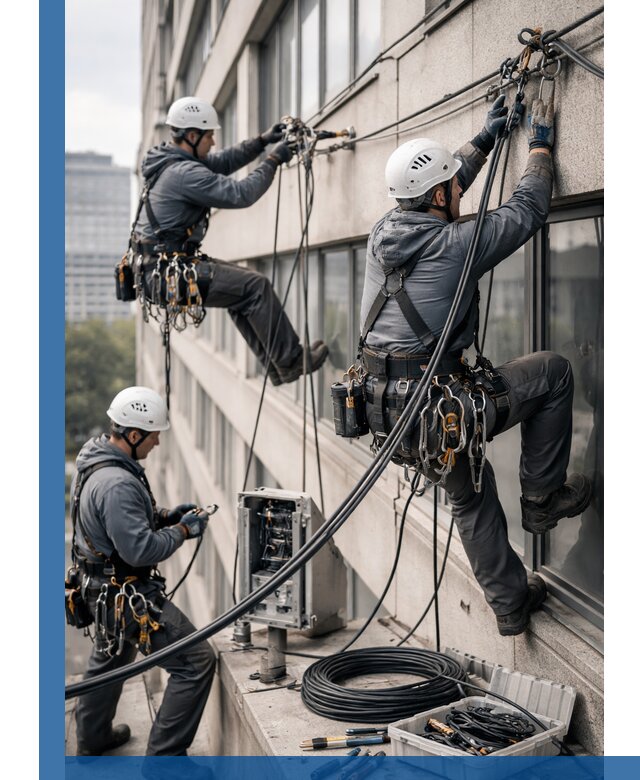 Прокладка оптоволоконного кабеля в Ставрополе под ключ с тестированием