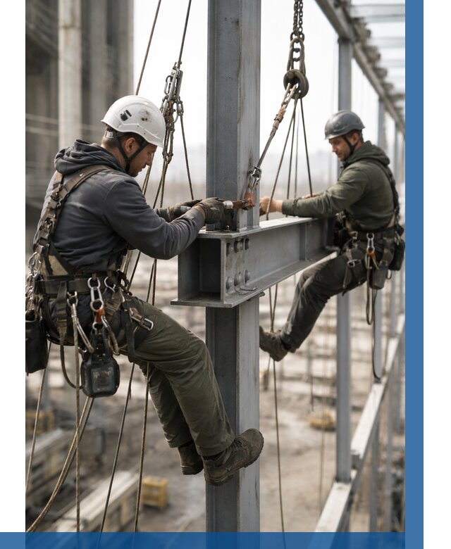 Монтаж металлоконструкций на высоте в Ставрополе от 3634 р. | ВЫСОТНИК-Ств