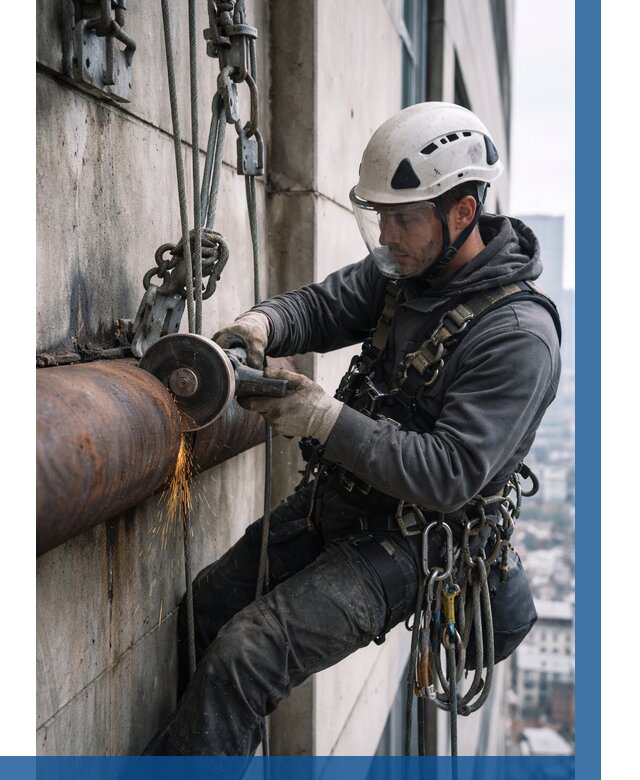 Резка металла на высоте в Ставрополе по цене от 4673 р. | ВЫСОТНИК-Ств