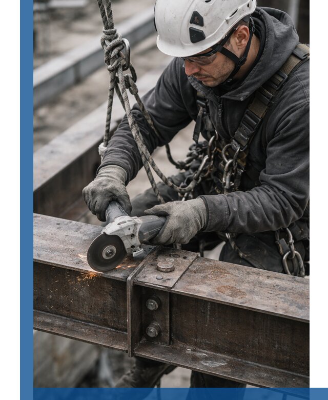 Резка металла на высоте в Ставрополе для зданий и конструкций