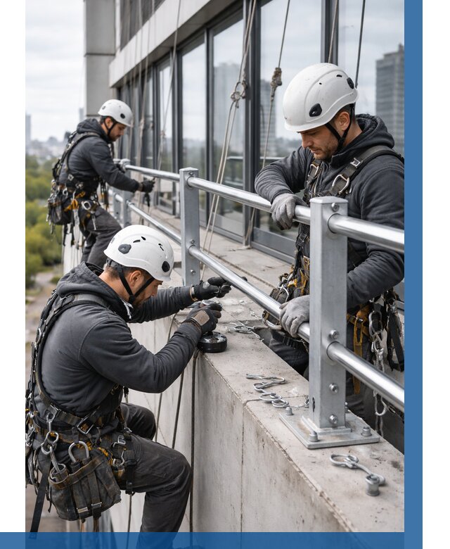 Монтаж ограждений на высоте в Ставрополе, от 1246 р. | ВЫСОТНИК-Ств