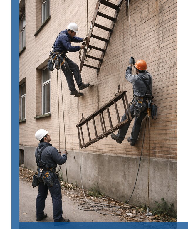 Демонтаж пожарной лестницы в Ставрополе быстро и безопасно