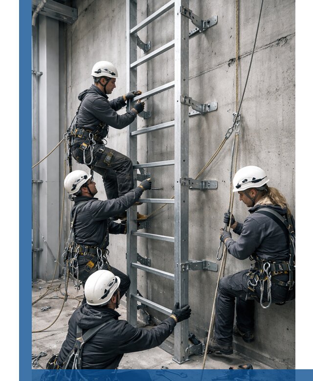 Монтаж металлических лестниц в Ставрополе под ключ со гарантией