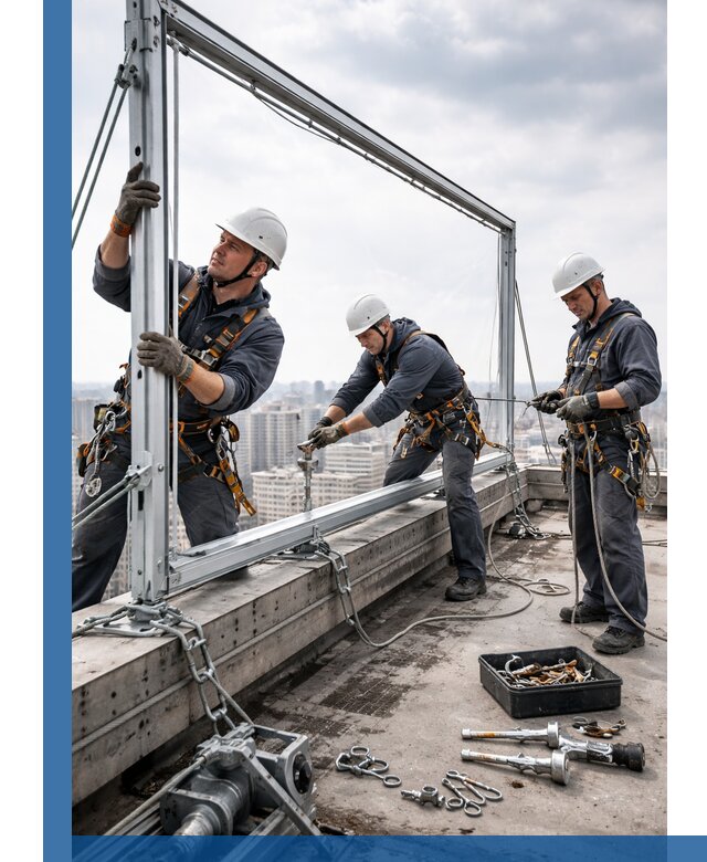 Монтаж крышных рекламных конструкций под ключ в Ставрополе