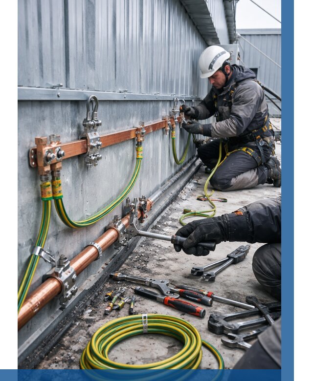 Монтаж заземления здания в Ставрополе от 25960 р. | ВЫСОТНИК-Ств