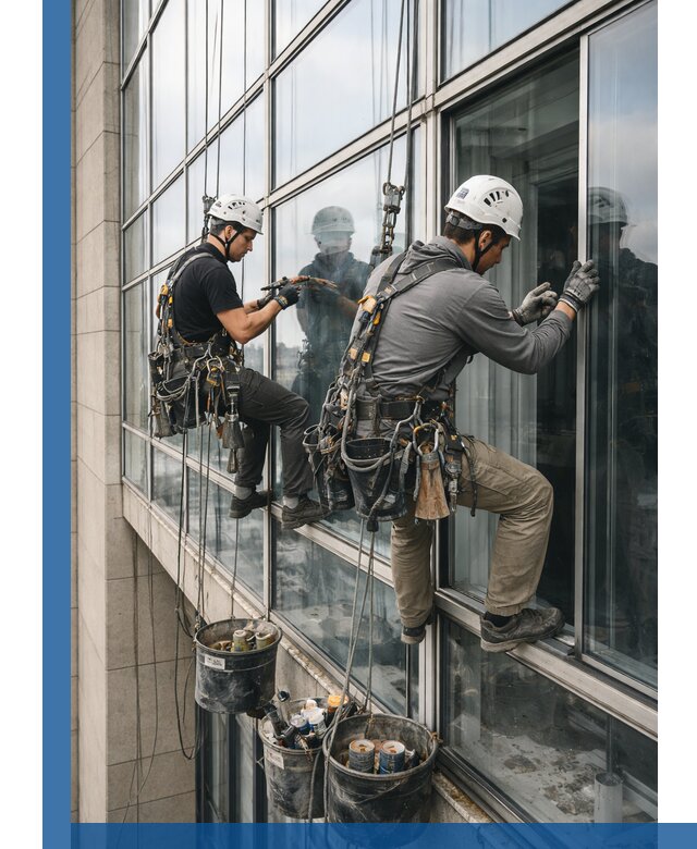 Ремонт витражных конструкций и фасадного остекления в Ставрополе