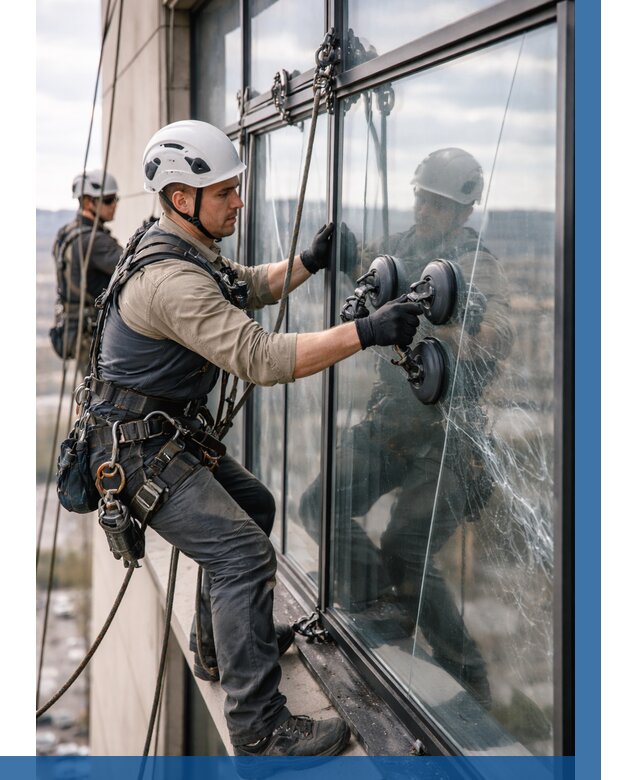 Замена стекла в витраже в Ставрополе под ключ от 8826 р. | ВЫСОТНИК-Ств