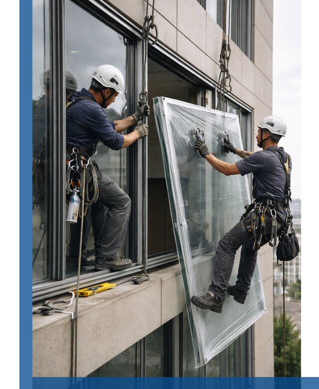 Профессиональная замена стекла в витраже в Ставрополе с гарантией