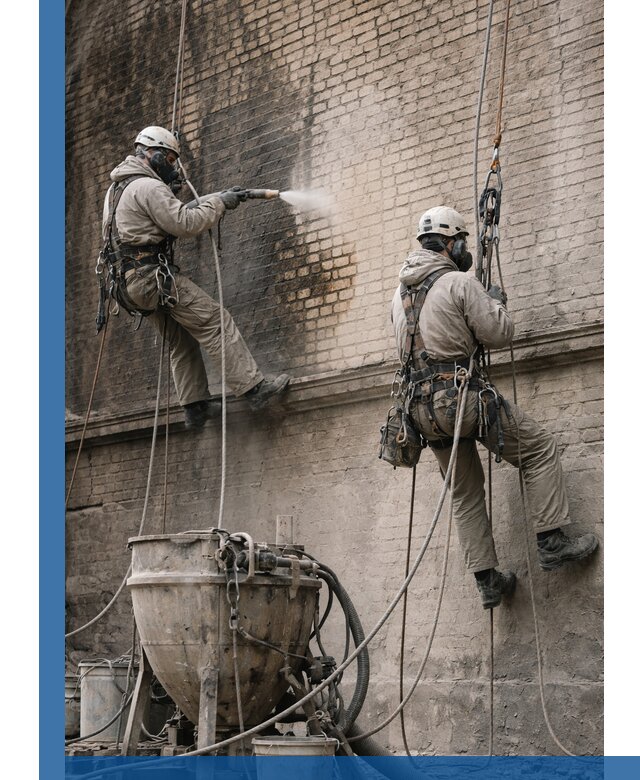 Пескоструйная очистка фасадов в Ставрополе профессионально