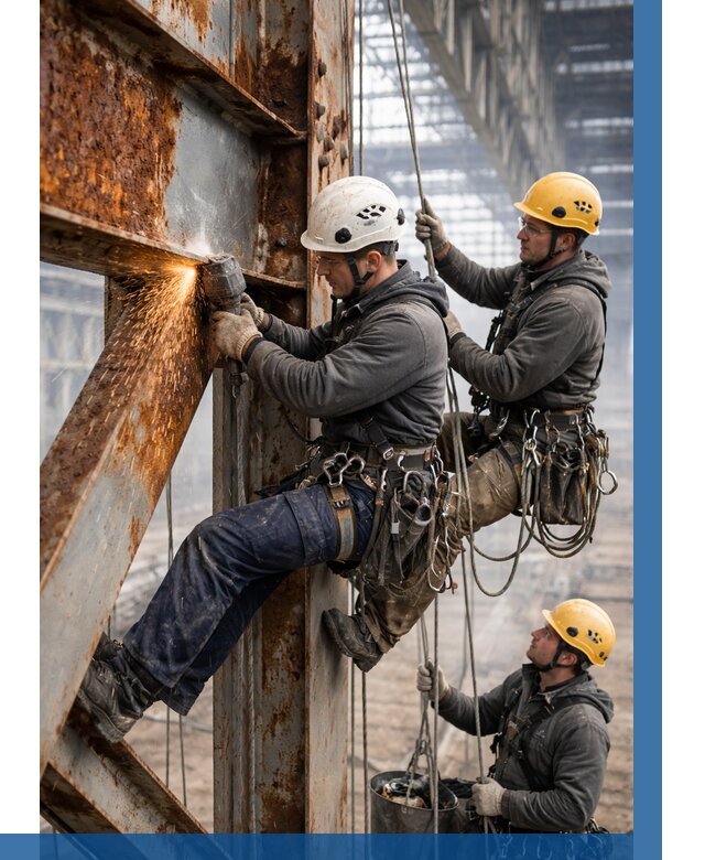 Зачистка металла от ржавчины в Ставрополе от 363 р. | ВЫСОТНИК-Ств