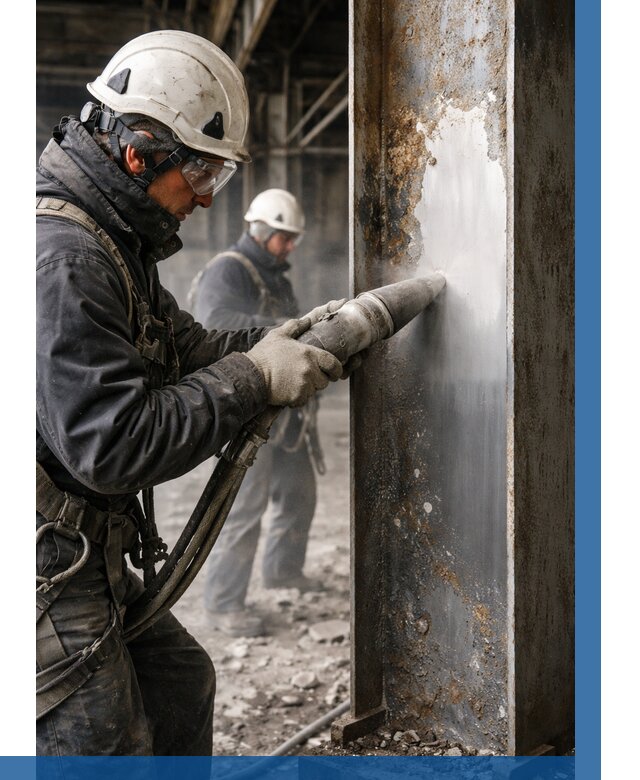 Удаление старой краски с металла в Ставрополе от 467 р. | ВЫСОТНИК-Ств