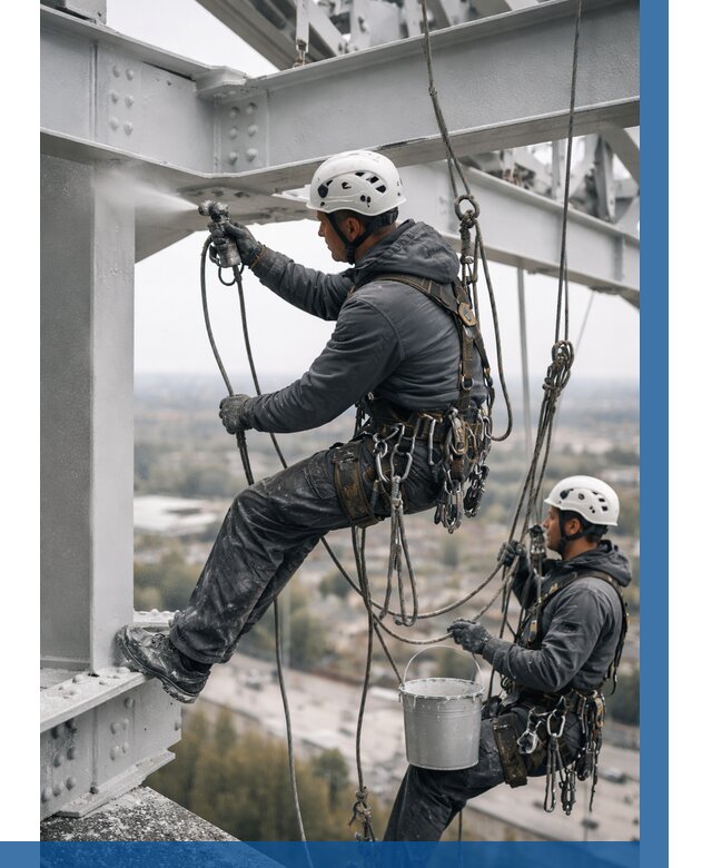 Покраска металлоконструкций на высоте в Ставрополе 363 р |ВЫСОТНИК-Ств