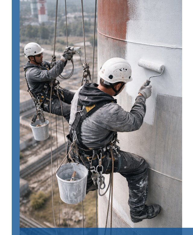 Покраска дымовых труб в Ставрополе: антикоррозийная защита и восстановление