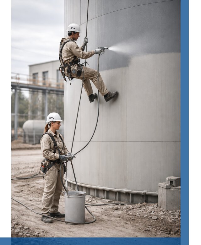 Покраска резервуаров в Ставрополе от 1246 р. | ВЫСОТНИК-Ств — заказать